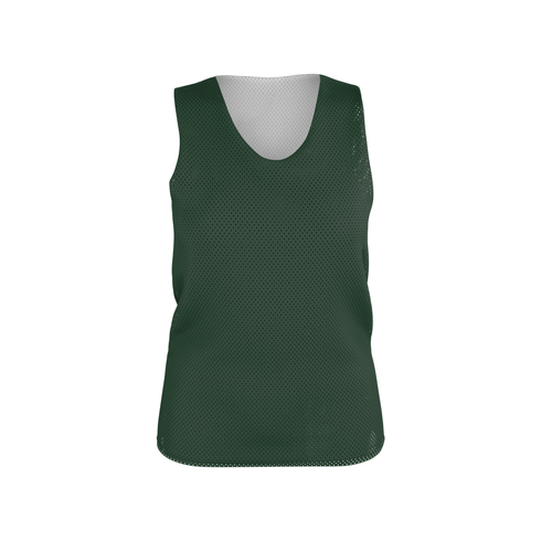 Badger Sport Womens Reversible Mesh Tank, Sizes 2XL-4XL (A00134-027608), Color 'Forest/White'